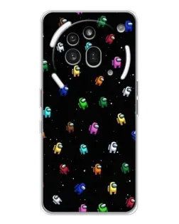 Чехол для Nothing Phone (3a) Pro с картинкой «Экипаж Among Us»