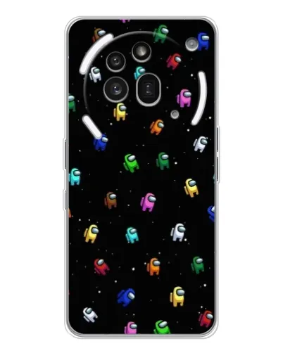 Чехол для Nothing Phone (3a) Pro с картинкой «Экипаж Among Us»