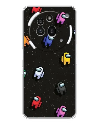Чехол для Nothing Phone (3a) Pro с картинкой «Космический паттерн Among Us»