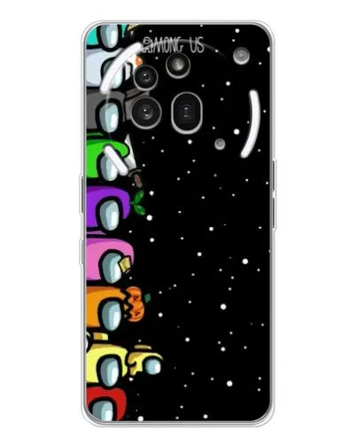 Чехол для Nothing Phone (3a) Pro с картинкой «Команда Among Us»