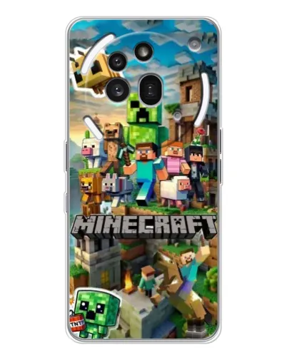 Чехол для Nothing Phone (3a) Pro с картинкой «Замок Minecraft» Чехол для Nothing Phone (3a) Pro с картинкой «Замок Minecraft»