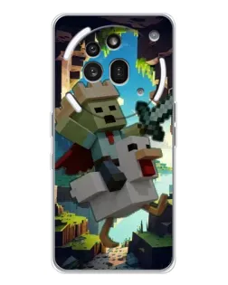 Чехол для Nothing Phone (3a) Pro с картинкой «Стив и гусь»