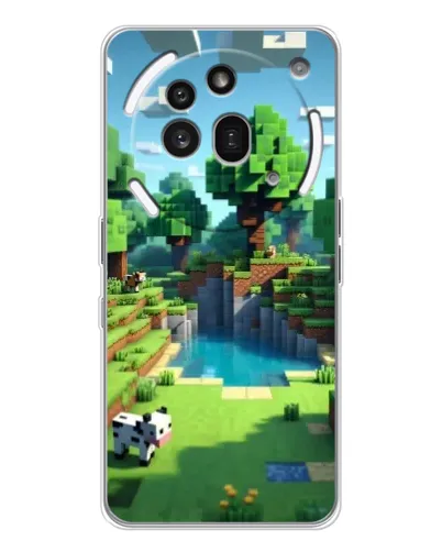 Чехол для Nothing Phone (3a) Pro с картинкой «Minecraft летний день» Чехол для Nothing Phone (3a) Pro с картинкой «Minecraft летний день»
