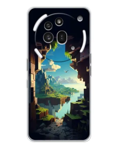 Чехол для Nothing Phone (3a) Pro с картинкой «Вид из пещеры» Чехол для Nothing Phone (3a) Pro с картинкой «Вид из пещеры»