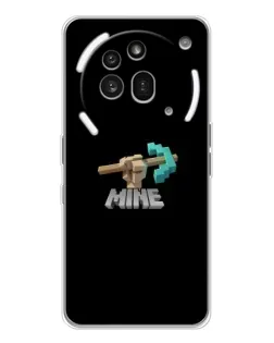 Чехол для Nothing Phone (3a) Pro с картинкой «Алмазная кирка»