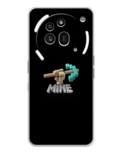 Чехол для Nothing Phone (3a) Pro с картинкой «Алмазная кирка» Чехол для Nothing Phone (3a) Pro с картинкой «Алмазная кирка»
