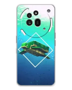 Чохол для Nothing Phone (3a) Pro з картинкою «Черепаха Minecraft» Чохол для Nothing Phone (3a) Pro з картинкою «Черепаха Minecraft»
