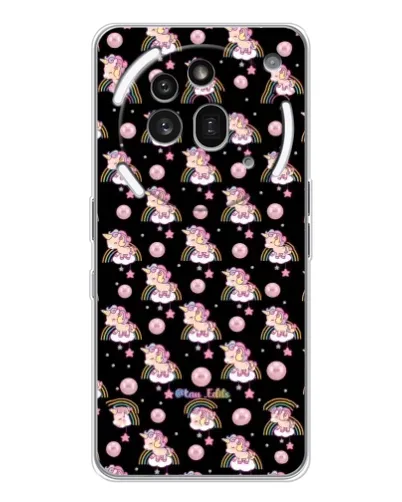 Чехол для Nothing Phone (3a) Pro с картинкой «Magic Unicorn паттерн» Чехол для Nothing Phone (3a) Pro с картинкой «Magic Unicorn паттерн»