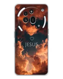 Чехол для Nothing Phone (3a) Pro с картинкой «Сияние Имени Jesus» Чехол для Nothing Phone (3a) Pro с картинкой «Сияние Имени Jesus»