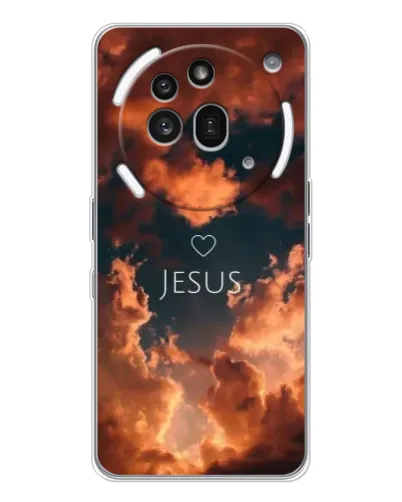Чехол для Nothing Phone (3a) Pro с картинкой «Сияние Имени Jesus»