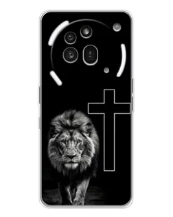 Чехол для Nothing Phone (3a) Pro с картинкой «Лев и Крест» Чехол для Nothing Phone (3a) Pro с картинкой «Лев и Крест»