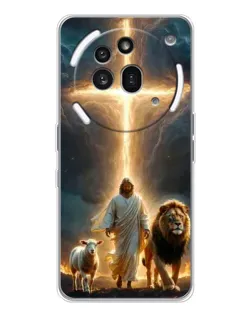 Чехол для Nothing Phone (3a) Pro с картинкой «Лев Иуды и Свет» Чехол для Nothing Phone (3a) Pro с картинкой «Лев Иуды и Свет»