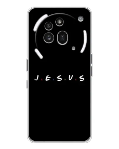 Чехол для Nothing Phone (3a) Pro с картинкой «Точки веры J.E.S.U.S.»