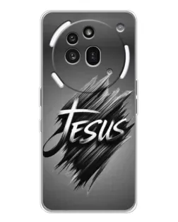 Чехол для Nothing Phone (3a) Pro с картинкой «Надпись Jesus Graffiti»