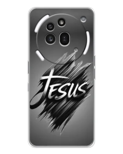 Чехол для Nothing Phone (3a) Pro с картинкой «Надпись Jesus Graffiti»