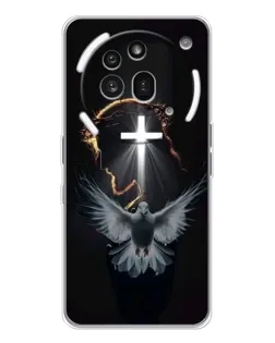 Чехол для Nothing Phone (3a) Pro с картинкой «Голубь и Свет»