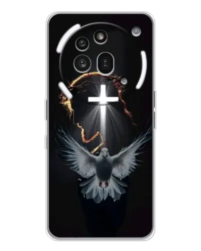Чехол для Nothing Phone (3a) Pro с картинкой «Голубь и Свет»