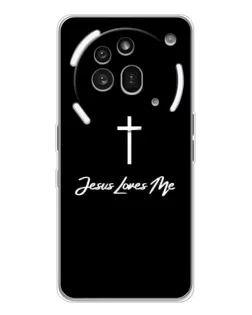 Чехол для Nothing Phone (3a) Pro с картинкой «Иисус любит тебя»