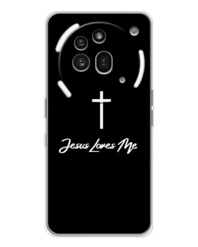 Чехол для Nothing Phone (3a) Pro с картинкой «Иисус любит тебя»