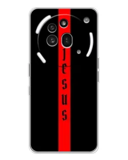Чехол для Nothing Phone (3a) Pro с картинкой «Красная линия веры»