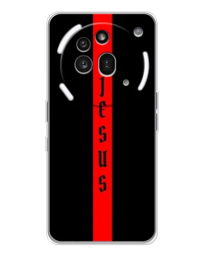 Чехол для Nothing Phone (3a) Pro с картинкой «Красная линия веры»