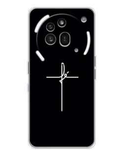 Чехол для Nothing Phone (3a) Pro с картинкой «Тонкий крест»