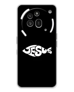 Чехол для Nothing Phone (3a) Pro с картинкой «Рыба Jesus»