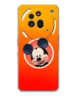 Чехол для Nothing Phone (3a) Pro с картинкой «Mickey в круге»