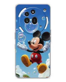 Чохол для Nothing Phone (3a) Pro з картинкою «Mickey та мильні бульбашки» Чохол для Nothing Phone (3a) Pro з картинкою «Mickey та мильні бульбашки»