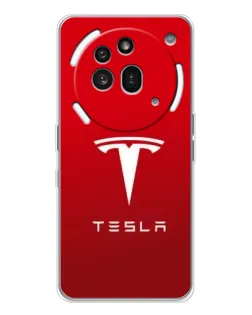 Чехол для Nothing Phone (3a) Pro с картинкой «Tesla Red Classic» Чехол для Nothing Phone (3a) Pro с картинкой «Tesla Red Classic»
