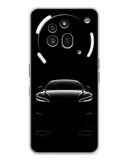 Чехол для Nothing Phone (3a) Pro с картинкой «Силуэт Tesla Night» Чехол для Nothing Phone (3a) Pro с картинкой «Силуэт Tesla Night»