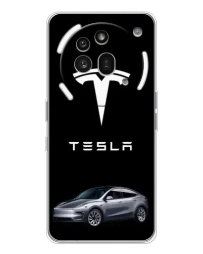 Чехол для Nothing Phone (3a) Pro с картинкой «Tesla Model Y»