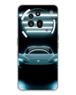 Чохол для Nothing Phone (3a) Pro з картинкою «Tesla в неоні»