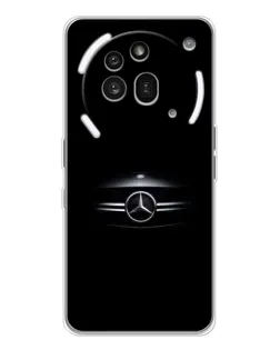 Чехол для Nothing Phone (3a) Pro с картинкой «Mercedes — абстрактные линии» Чехол для Nothing Phone (3a) Pro с картинкой «Mercedes — абстрактные линии»