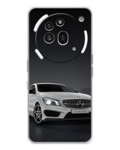 Чехол для Nothing Phone (3a) Pro с картинкой «Mercedes AMG GT Silver»