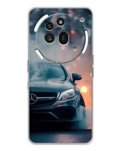 Чехол для Nothing Phone (3a) Pro с картинкой «Mercedes — ночной город»