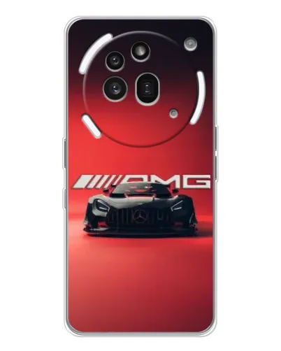 Чехол для Nothing Phone (3a) Pro с картинкой «Mercedes AMG — красная линия»