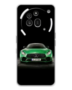 Чехол для Nothing Phone (3a) Pro с картинкой «Mercedes — неоновый лого»
