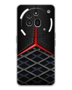 Чехол для Nothing Phone (3a) Pro с картинкой «Mercedes Carbon Grid»