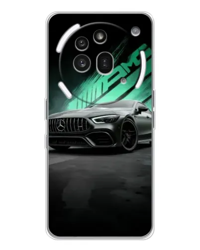 Чехол для Nothing Phone (3a) Pro с картинкой «Темный Mercedes AMG»