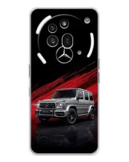 Чехол для Nothing Phone (3a) Pro с картинкой «Mercedes G-Class красный»