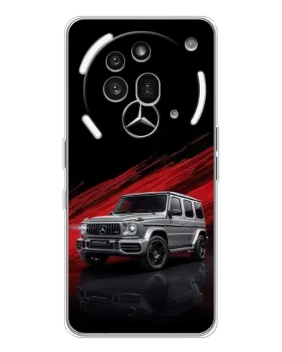 Чехол для Nothing Phone (3a) Pro с картинкой «Mercedes G-Class красный»