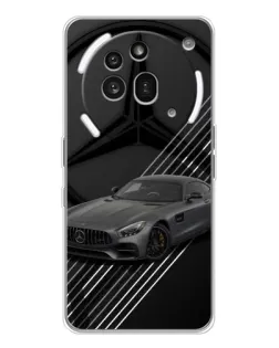 Чехол для Nothing Phone (3a) Pro с картинкой «Mercedes AMG — графика»