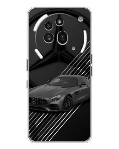 Чехол для Nothing Phone (3a) Pro с картинкой «Mercedes AMG — графика»