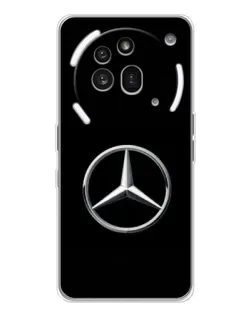 Чехол для Nothing Phone (3a) Pro с картинкой «Mercedes классический лого»
