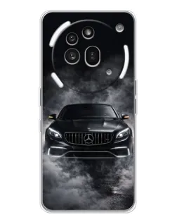 Чехол для Nothing Phone (3a) Pro с картинкой «Mercedes в дыму»