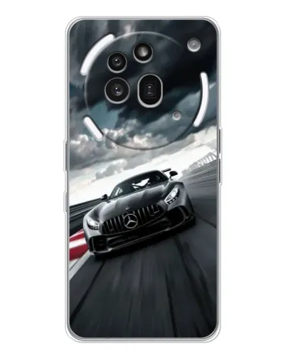 Чехол для Nothing Phone (3a) Pro с картинкой «Гоночный Mercedes AMG»