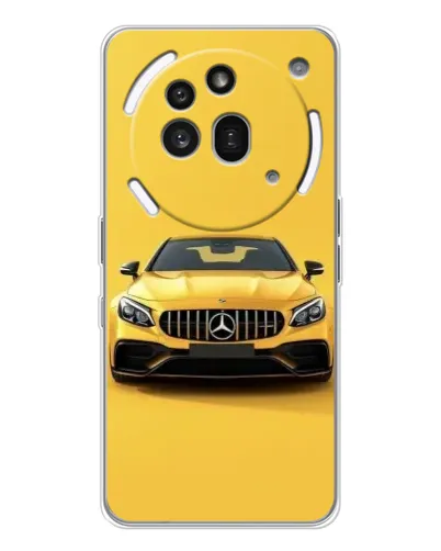Чехол для Nothing Phone (3a) Pro с картинкой «Желтый Mercedes GT»