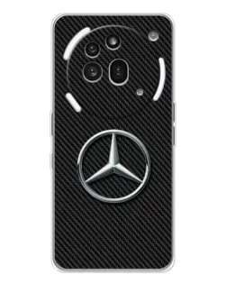 Чехол для Nothing Phone (3a) Pro с картинкой «Карбоновый Mercedes стиль»
