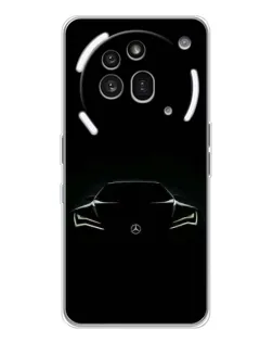 Чехол для Nothing Phone (3a) Pro с картинкой «Mercedes — силуэт авто»